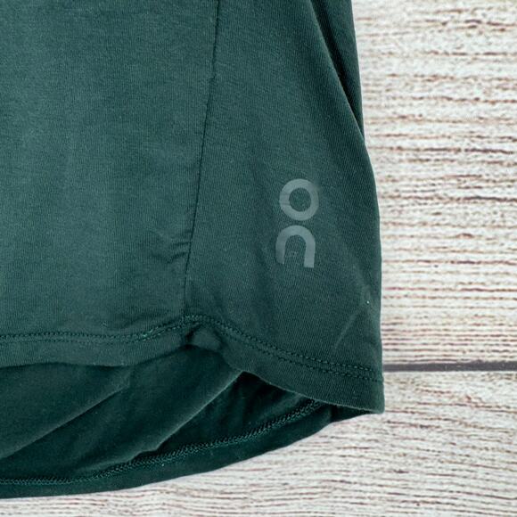 On Cloud Active-T Breathe Open Back Running Shirt Womens XS Green - Picture 3 of 8